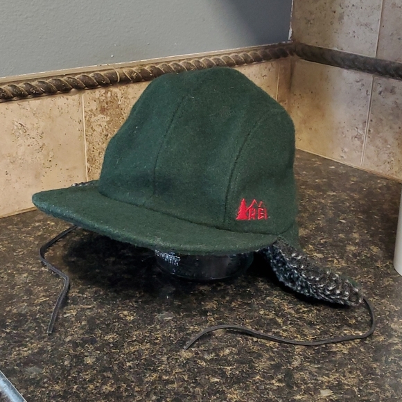 RARE Vintage REI Wool Billed Trapper Hat - Picture 6 of 7